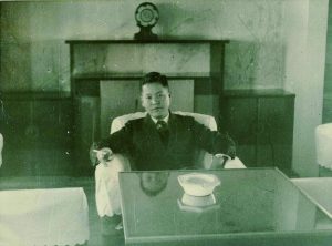 昭和25（1950）年 創業時の中島利社長