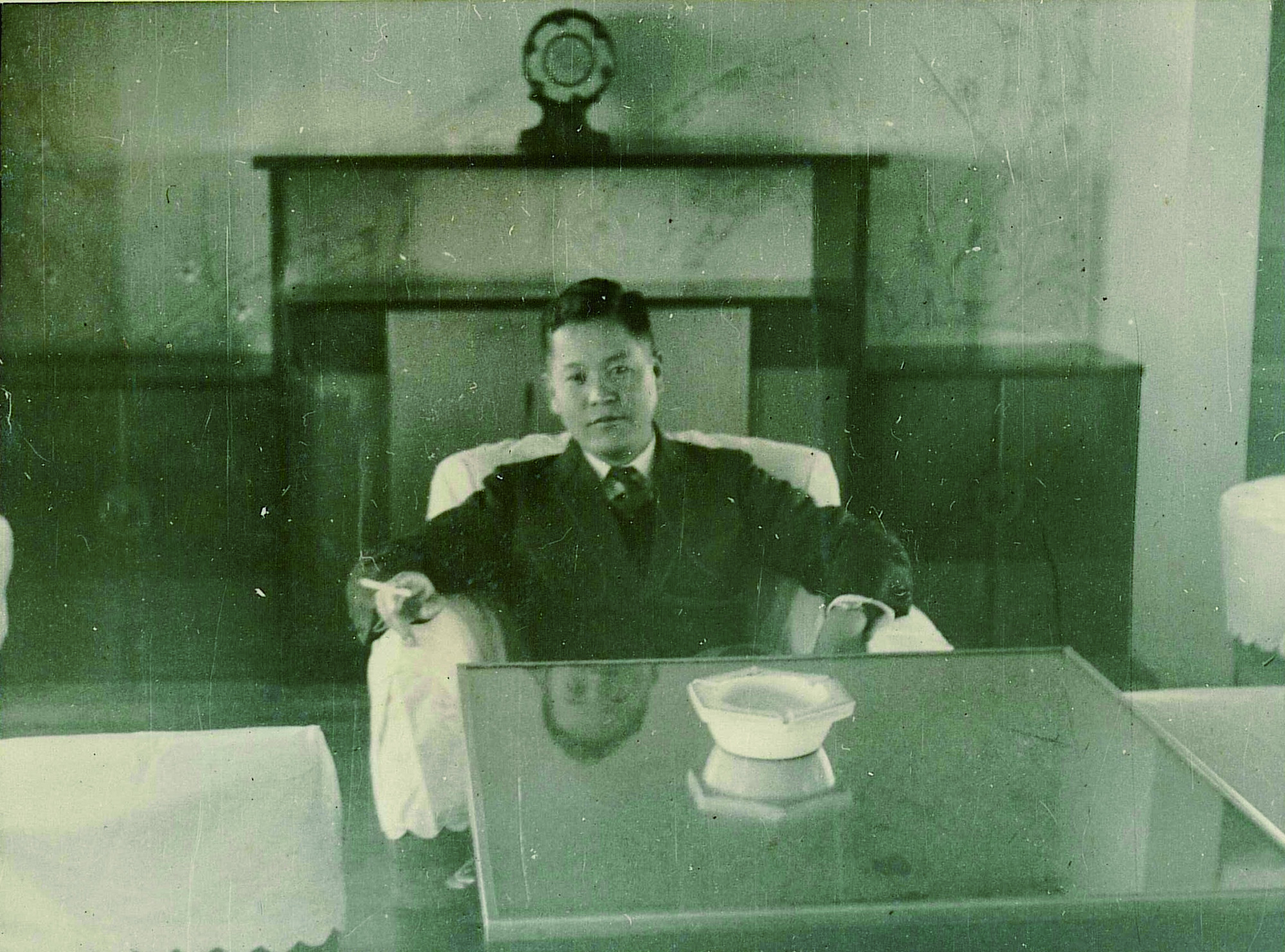 昭和25（1950）年、創業時の中島利社長